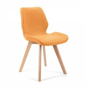 Avord Sada 4 čalouněných židlí SJ.0159 oranžová