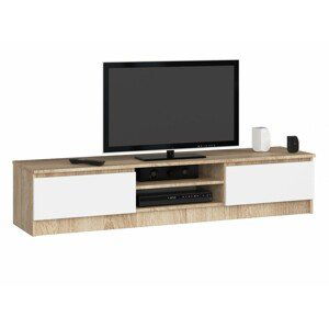 Ak furniture TV stolek Ronon 160 cm sonoma/bílý