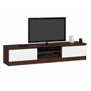 Ak furniture TV stolek Ronon 160 cm venge/bílý