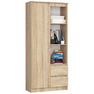 Ak furniture Skříň Rexa 80 cm dub sonoma