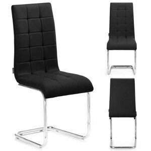 HOMEDE Jídelní židle Alcander černá, velikost 41x53x101,5