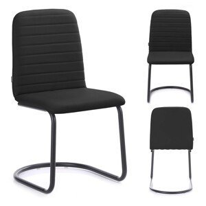 HOMEDE Jídelní židle Cardin černá, velikost 45x57,5x86