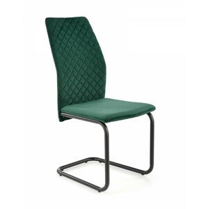 HALMAR Jídelní židle Denir tmavě zelená
