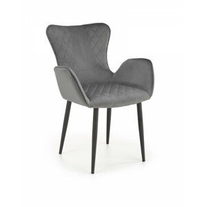 Halmar Designová židle Tyno šedá