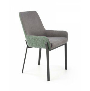 HALMAR Designová židle Joni tmavě šedá/zelená