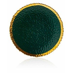 DekorStyle Keramický talíř Kati 25 cm zelený