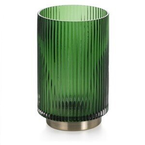 Váza AmeliaHome GALLO 19 cm lahvově zelená