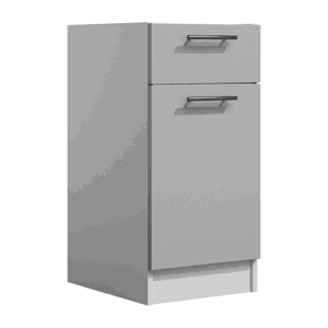 MJ-Furniture Kuchyňská spodní skříňka se šuplíkem Nika 40×82 cm šedá