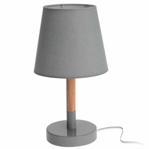 DekorStyle Stolní lampa Lady šedá