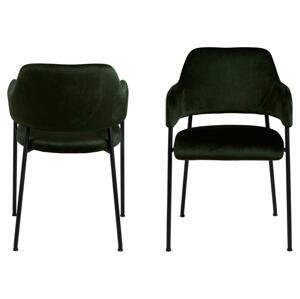 Actona Designová židle Lima zelená