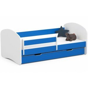 Avord Dětská postel SMILE 160x80 cm modrá