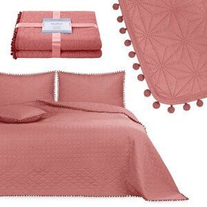 Přehoz na postel AmeliaHome Meadore V růžový