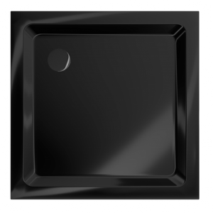 MEXEN Sprchová vanička s černým sifonem 90 x 90 cm černá