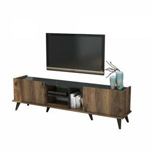 Hanah Home TV stolek Elegante ořech/černý