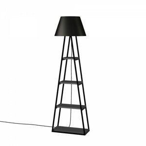 Hanah Home Stojací lampa Pal 165 cm antracit/černá