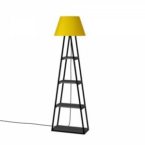 Hanah Home Stojací lampa Pal 165 cm antracit/žlutá