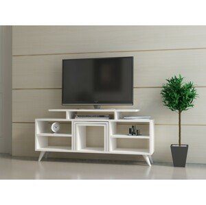 Hanah Home TV stolek Selin II 120 cm bílý