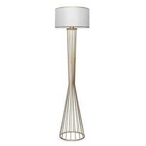 Opviq Stojací lampa AYD XII 140 cm bílá/zlatá