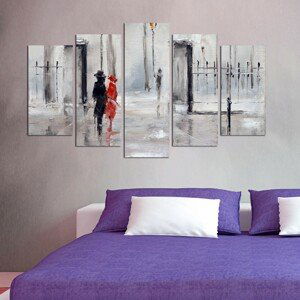 Hanah Home Vícedílný obraz Man And Woman 110x60 cm