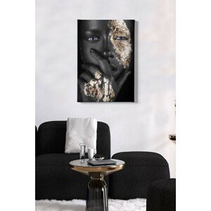 Hanah Home Obraz Žena se zlatem 50x70 cm