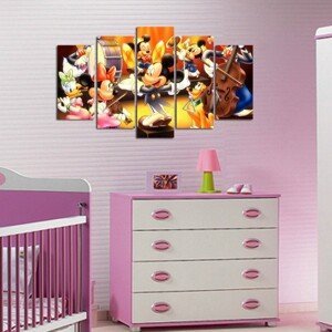 Hanah Home Vícedílný obraz Mickey Mouse 110x60 cm