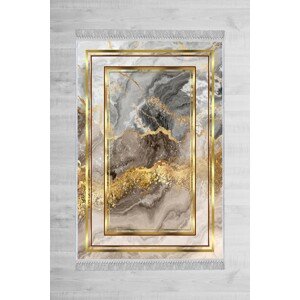 Conceptum Hypnose Koberec Marble Frame 180x280 cm šedý/zlatý