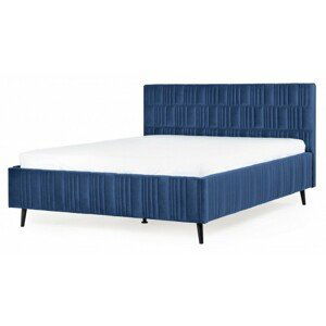 Hector Čalouněná postel Palladium 160x200 cm tmavě modrá