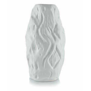 DekorStyle Váza Louis 29 cm bílá