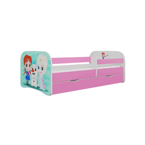 Kocot kids Dětská postel Babydreams Ledové království růžová, varianta 80x180, bez šuplíků, bez matrace
