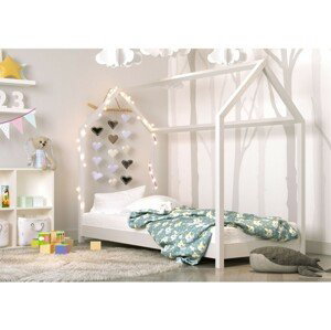 Kocot kids Dětská postel Bella bílá, varianta 80x180, bez šuplíků, bez matrace