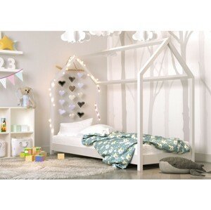 Kocot kids Dětská postel Bella bílá, varianta 80x160, bez šuplíků