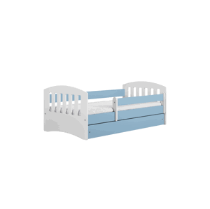 Kocot kids Dětská postel Classic I modrá, varianta 80x140, se šuplíky