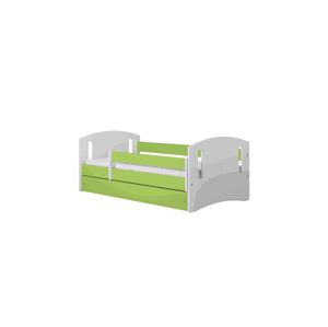 Kocot kids Dětská postel Classic II zelená, varianta 80x160, bez šuplíků, bez matrace