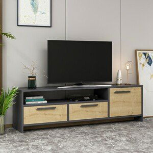 Hanah Home TV stolek Tyson 160 cm dub/antracit