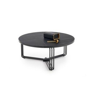 HALMAR Konferenční stolek ANTICA 80 cm černý