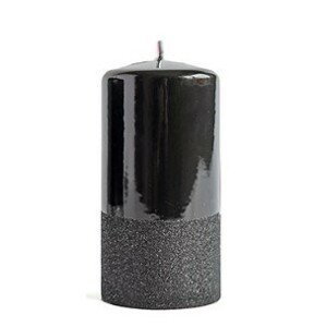 Mondex Vysoká svíčka Prince 18 cm černá