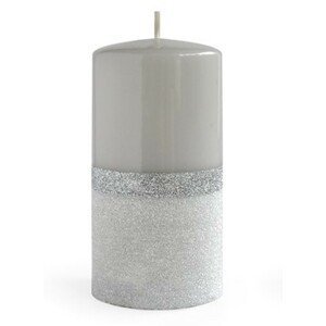 Mondex Střední svíčka Volare 14 cm šedá