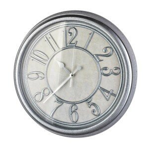 Mondex Nástěnné hodiny Dinna 50 cm stříbrné