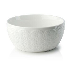 Affekdesign Porcelánová miska KORONKA 500 ml bílá