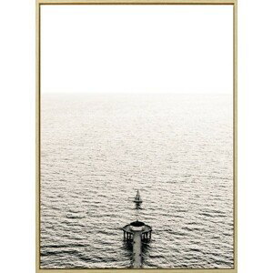 Mondex Obraz Water view  45 x 60 cm bílý/šedý