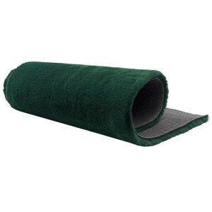 Kontrast Kusový koberec s krátkým vlasem OSLO 80 x 140 cm - tmavě zelený