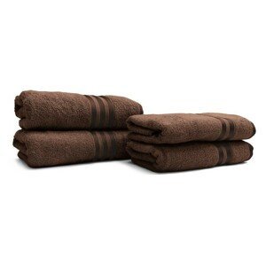 Kontrast Bavlněný ručník VITIS 50 x 90 cm hnědý