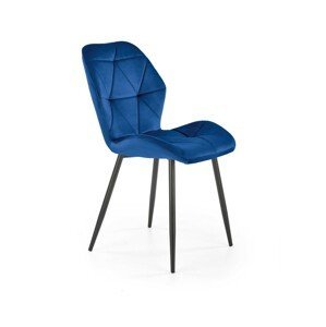 HALMAR Jídelní židle K453 tmavě modrá