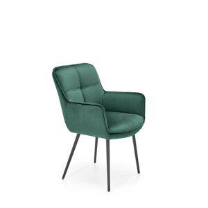 HALMAR Jídelní židle K463 tmavě zelená