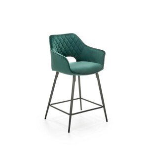 HALMAR Barová židle STOOL H107 zelená