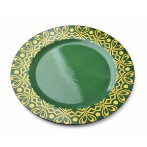 Mondex Dekorativní podtalíř Blanche Colours XLIII 33 cm zelený