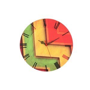Wallity Nástěnné hodiny Rasta 30 cm barevné