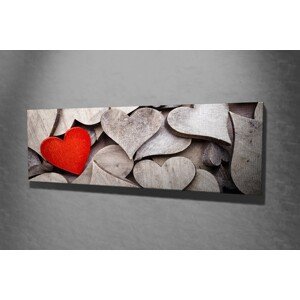Wallity Obraz na plátně Only your heart PC133 30x80 cm