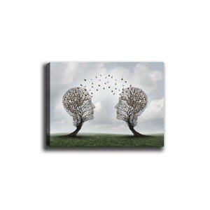 Wallity Obraz FACES OF TREES 70 x 100 cm