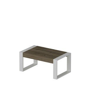 Kalune Design Konferenční stolek Retro ořech/bílý